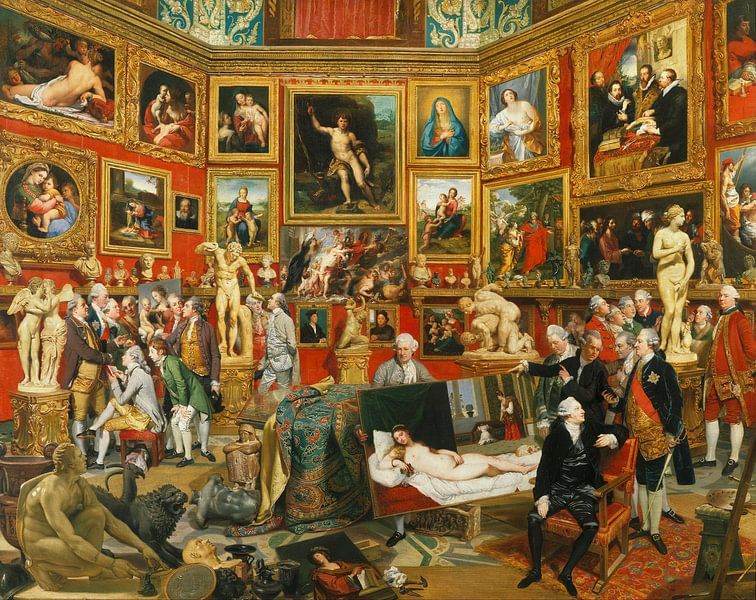 Tribune des Uffizi, Johan Zoffany par Des maîtres magistraux