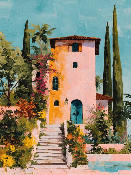 Mediterrane Villa von Gypsy Galleria