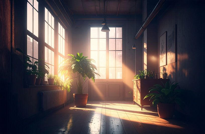 Morgengold dans la salle silencieuse par Christina Bauer Photos