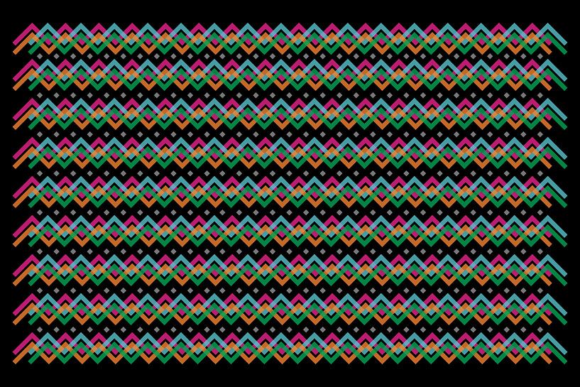 Bunte Linie Illustration, lebendige abstrakte lineare Kunst Design für moderne kreative Projekte von mei suseno