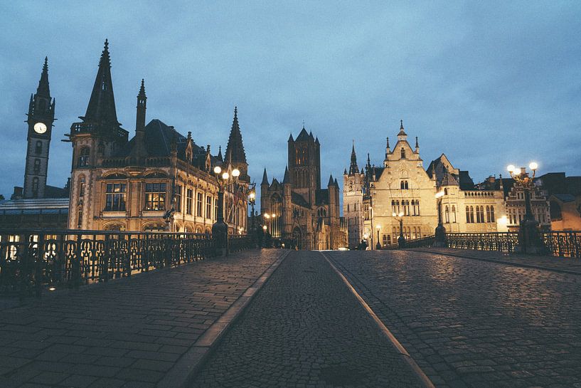 Evening in Ghent, Belgium by Tom in 't Veld