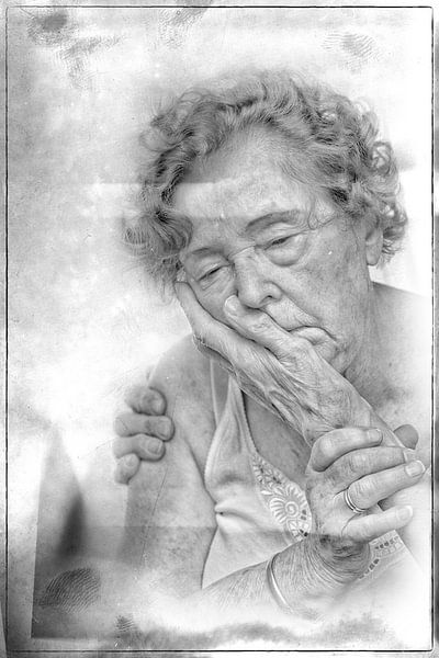 Portrait de la vieillesse et de l'impermanence par Peter Venema