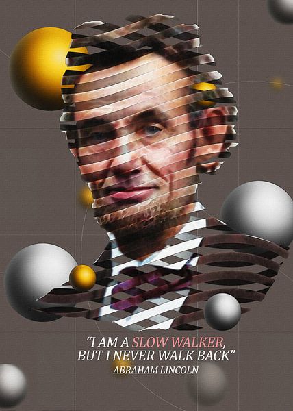 Abraham Lincoln Slow Walker von Gunawan RB