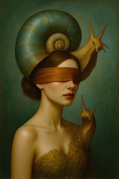 Portrait - Le murmure d'or par Moonheart Artworks