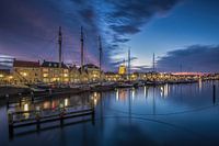 Bluehour at the docks (Hellevoetsluis)