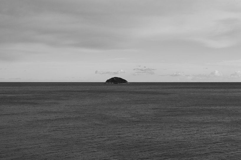 Kleine Insel an der Küste von Villajoyosa von Johannes Truyen