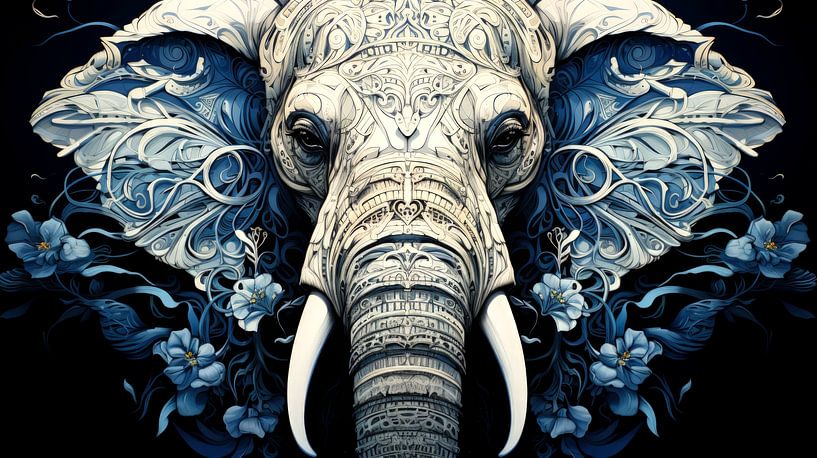 Ivoire et Indigo par ByNoukk