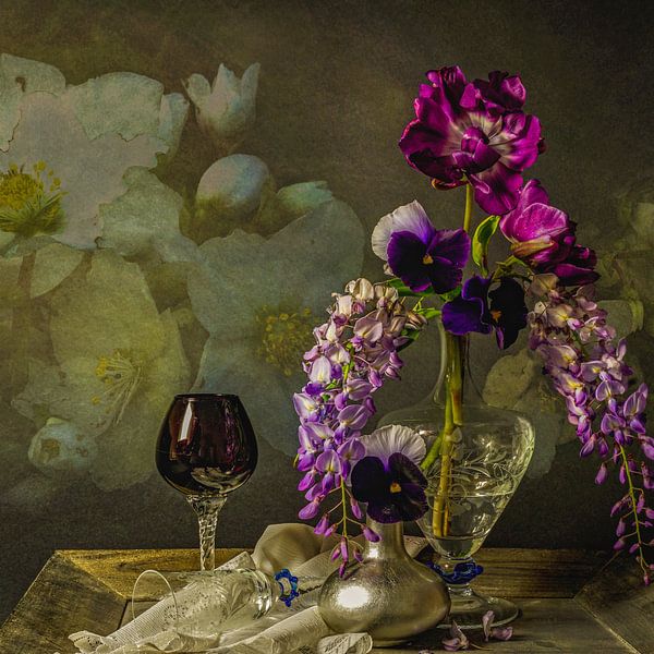 Stilleben mit Blumen von Alie Ekkelenkamp
