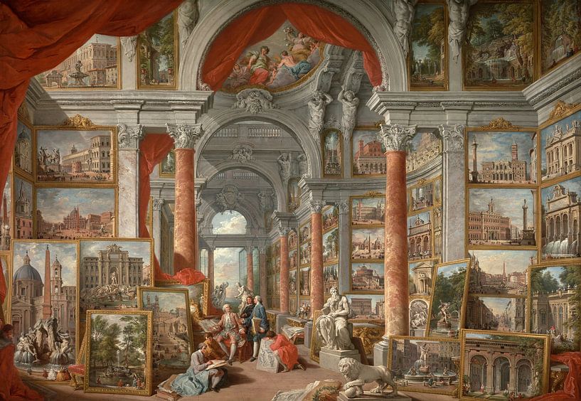 Modernes Rom, Giovanni Paolo Panini von Meisterhafte Meister