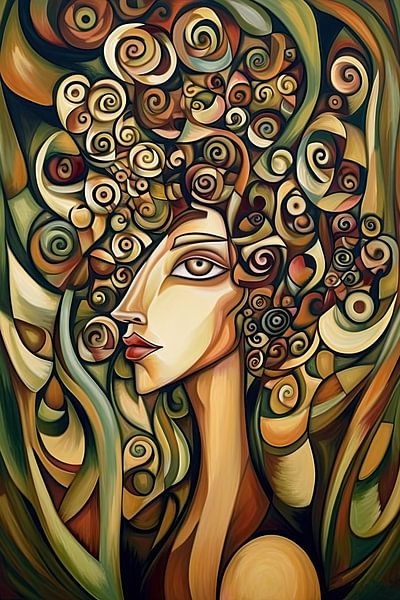 Abstrakte Frau von Imagine