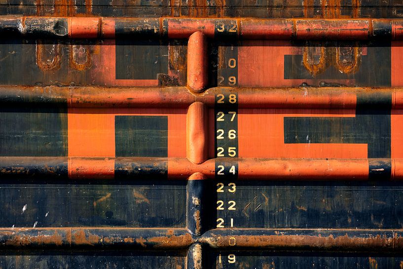 Seite eines Schiffes von Barbara Raatgever