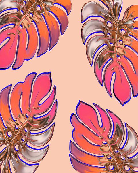 Monstera - Farbe von Klaudia Kogut