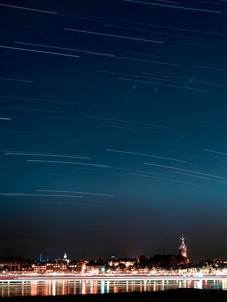 Star photography Nijmegen (star trail) by Rutger van Loo