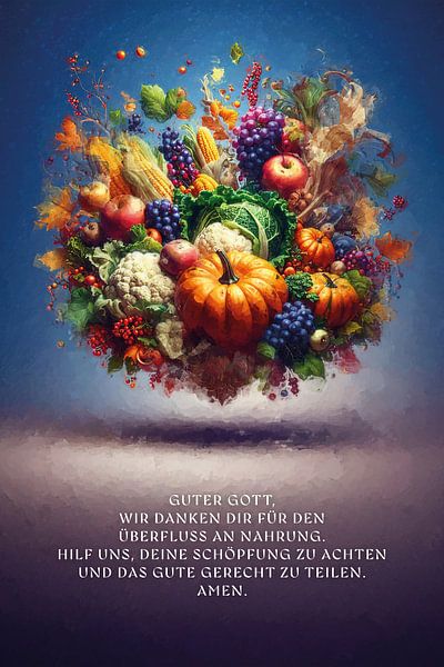 Gebet zum Erntedankfest von Jonathan Schöps | UNDARSTELLBAR.DE — Visuelle Gedanken zu Gott