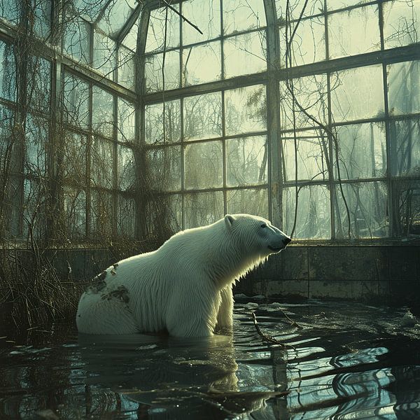The Forgotten Greenhouse of Vicks the Polar Bear by Karina Brouwer