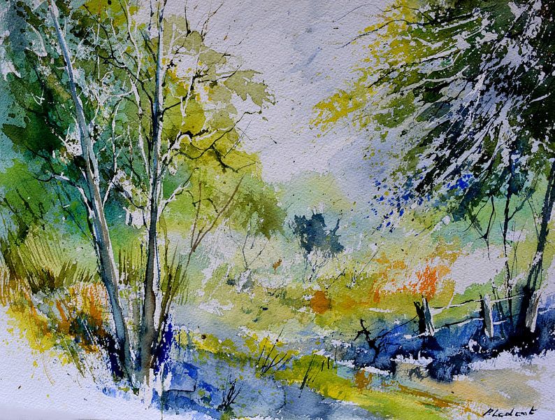 Morning light in a clearing par pol ledent
