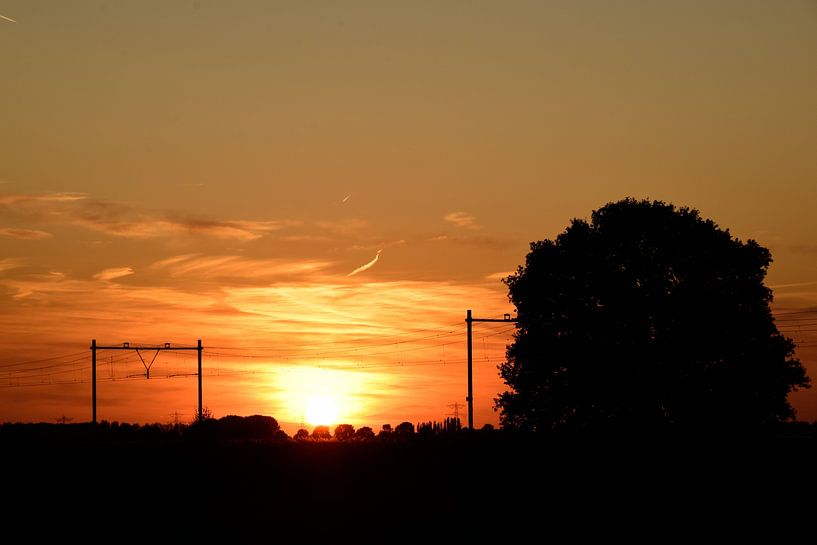 Last train by Kevin van Scherpenseel