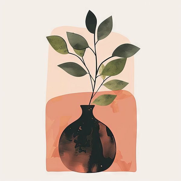 Tableau végétal stylé par Poster Art Shop