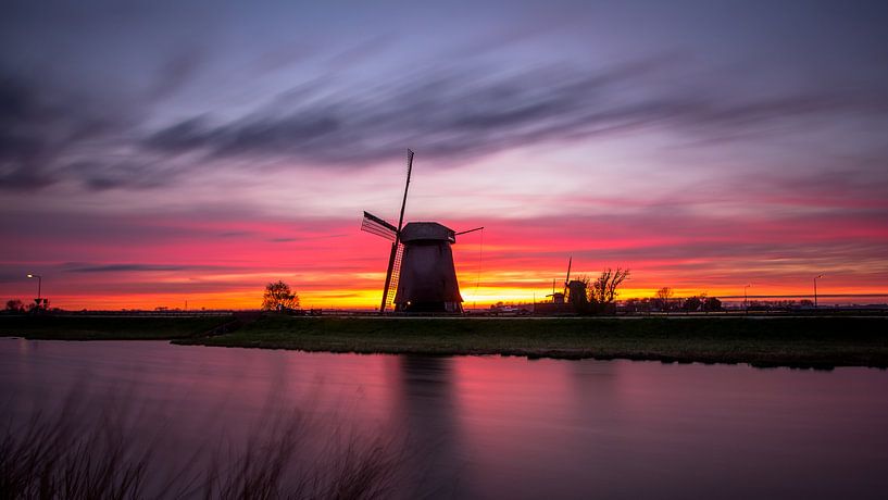 Molens in de Schermer by Dennis Dieleman