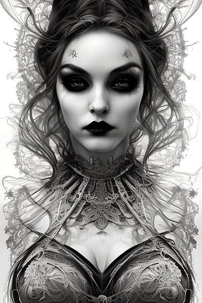 Sexy Goth-Mädchen von Shine by Nous