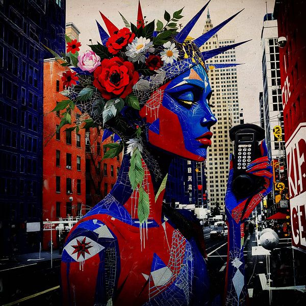 Miss Liberty Calling 911 by Jan Keteleer