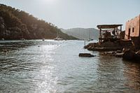 On the coast of Ibiza with views of boats and mountains | Nature | Landscape Photography