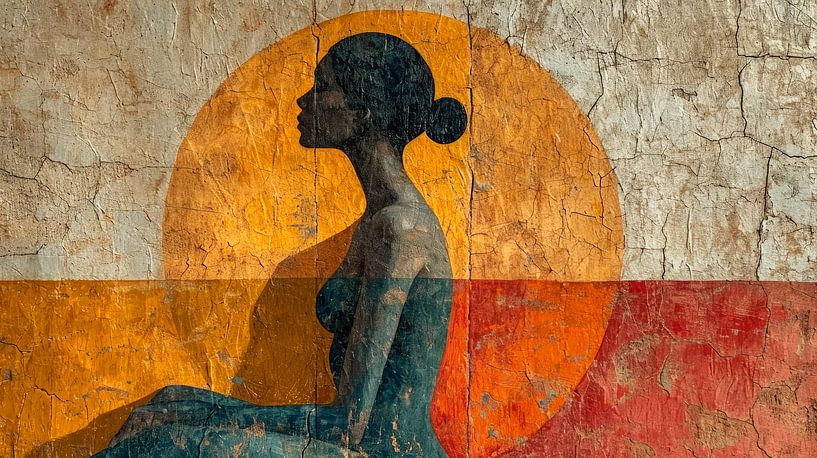 Frau in der Sonnenwende von ByNoukk