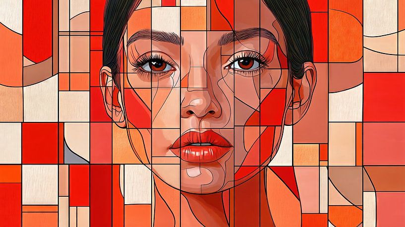 Portrait of a woman by Frank Heinz