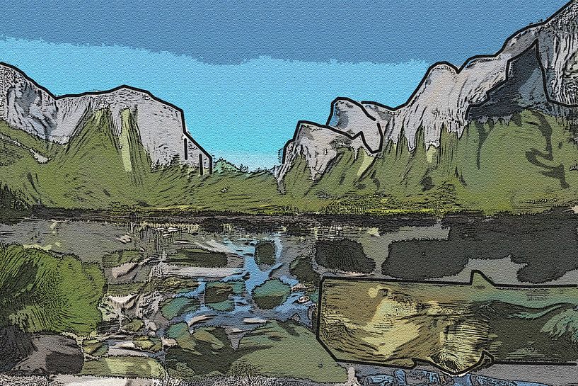 Berge im Wind von Reinaerde Digiteam Woerden