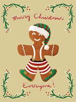 Lebkuchen-Weihnachtselfe