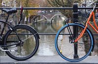 Cycling on the canals of Utrecht