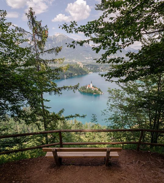 Lake of Bled, Slovenia by Willem van den Berge