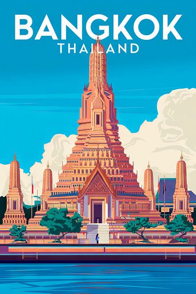 Bangkok, Thailand von Poster Art Shop