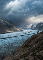 The Great Aletsch Glacier in Switzerland