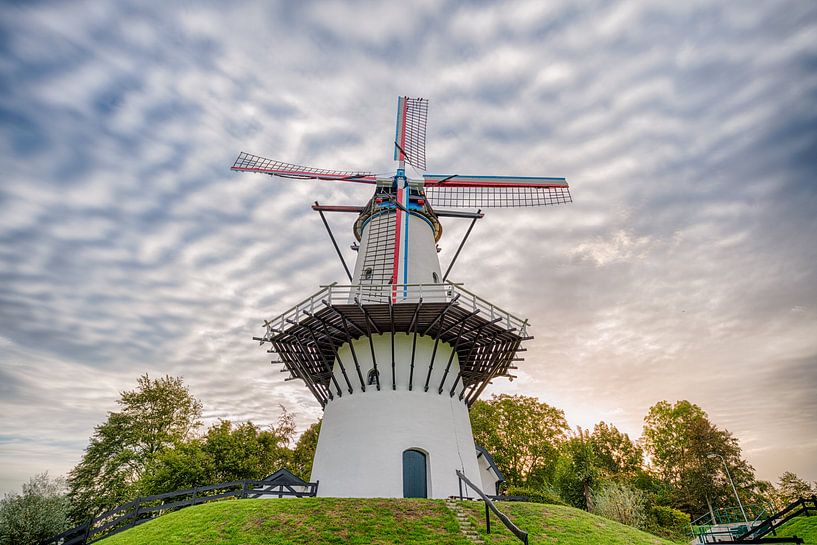 windmolen in Deil Holland von Marcel Derweduwen
