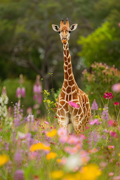 Girafe par Poster Art Shop