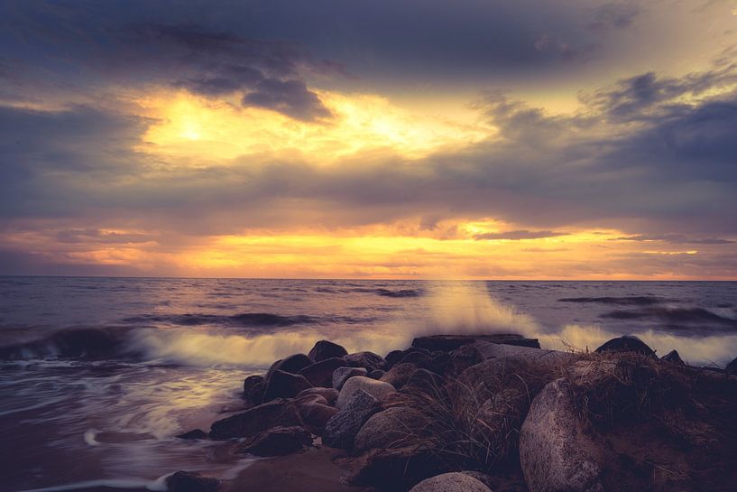 Rough seas and dramatic clouds 02 by ahafineartimages