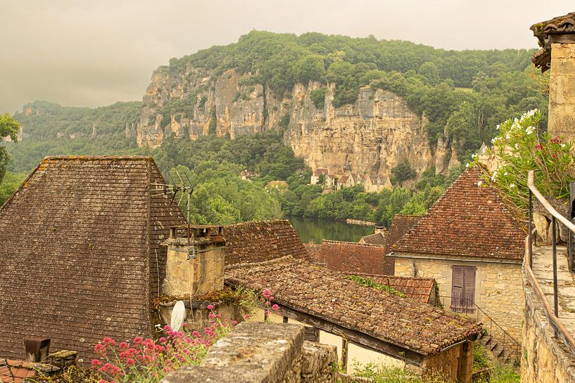 La Roque Gageac on the Dordogne by M. B. fotografie