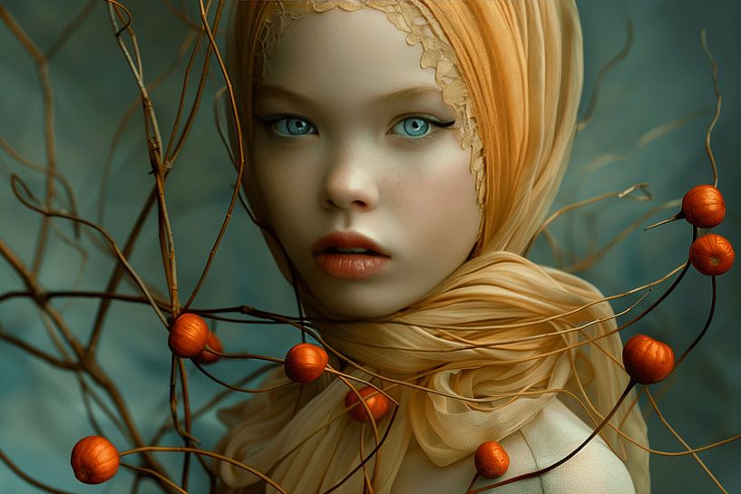 Leuchtende Augen - Mädchenportraits von Ton Kuijpers