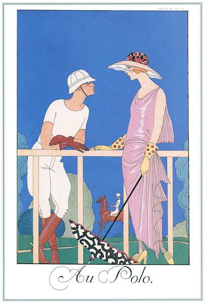 George Barbier - Au Polo van Peter Balan