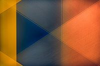 Motif géométrique dans des couleurs vives et chaudes