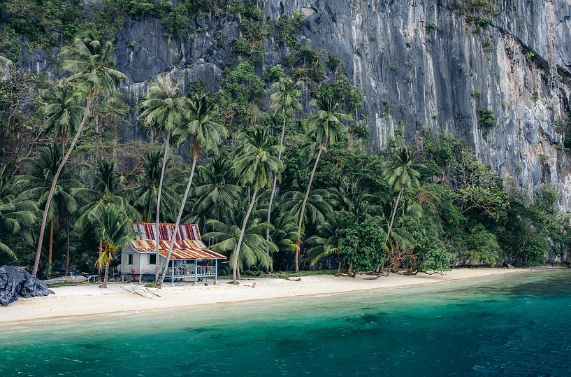 Paradies am Strand in Palawan, Philippinen von Karlijn Meulman
