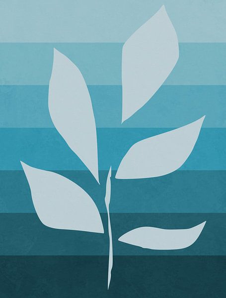 Blue Leaves by Georgia Chagas