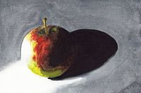 Nature morte d'une pomme