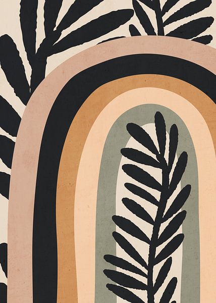 Abstracte kunst regenboog van ThingDesign 