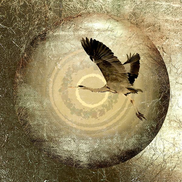 Japandi. Héron. 2 par Alie Ekkelenkamp