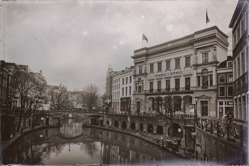 Winkel van Sinkel in zwartwit by Jan van der Knaap