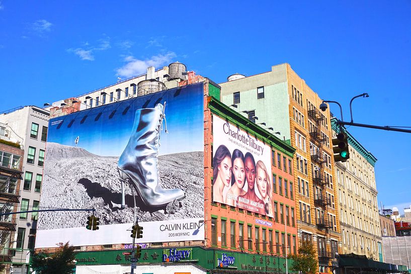 2010: Streets of New York Plakatwerbung von Tineke Visscher