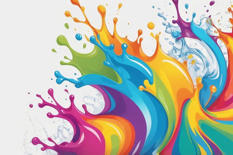 water splash by hisam colours