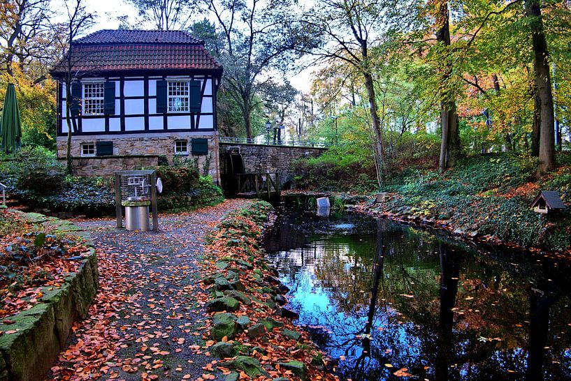 Wassermühle Lippholthausen Vorderansicht von Edgar Schermaul